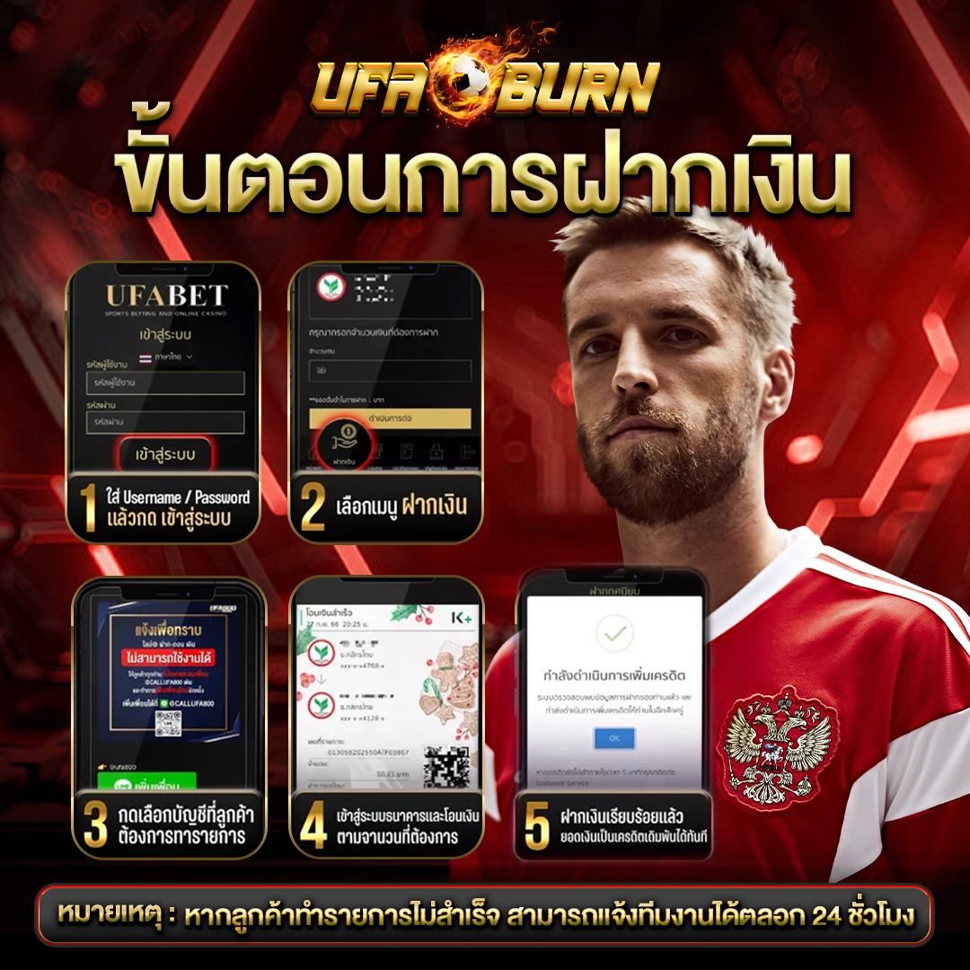 ขั้นตอนการฝากเงิน